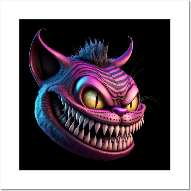 Cheshire Cat Wall Art by Celestial Rex